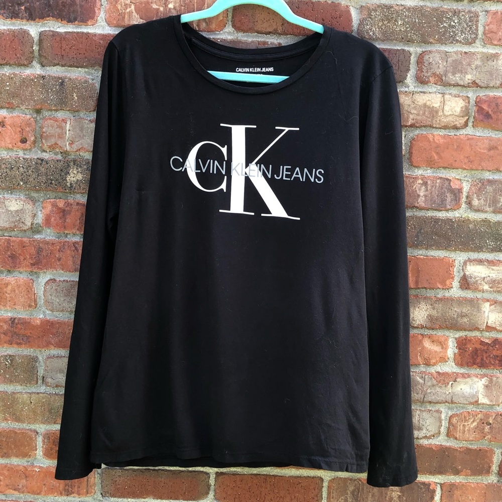 🦋 Calvin Klein Jeans T-shirt Long Sleeve CK xl